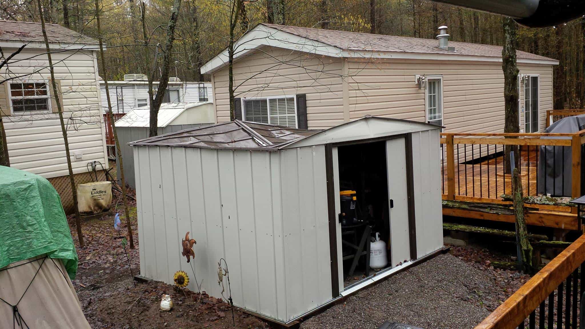 metal shed failure