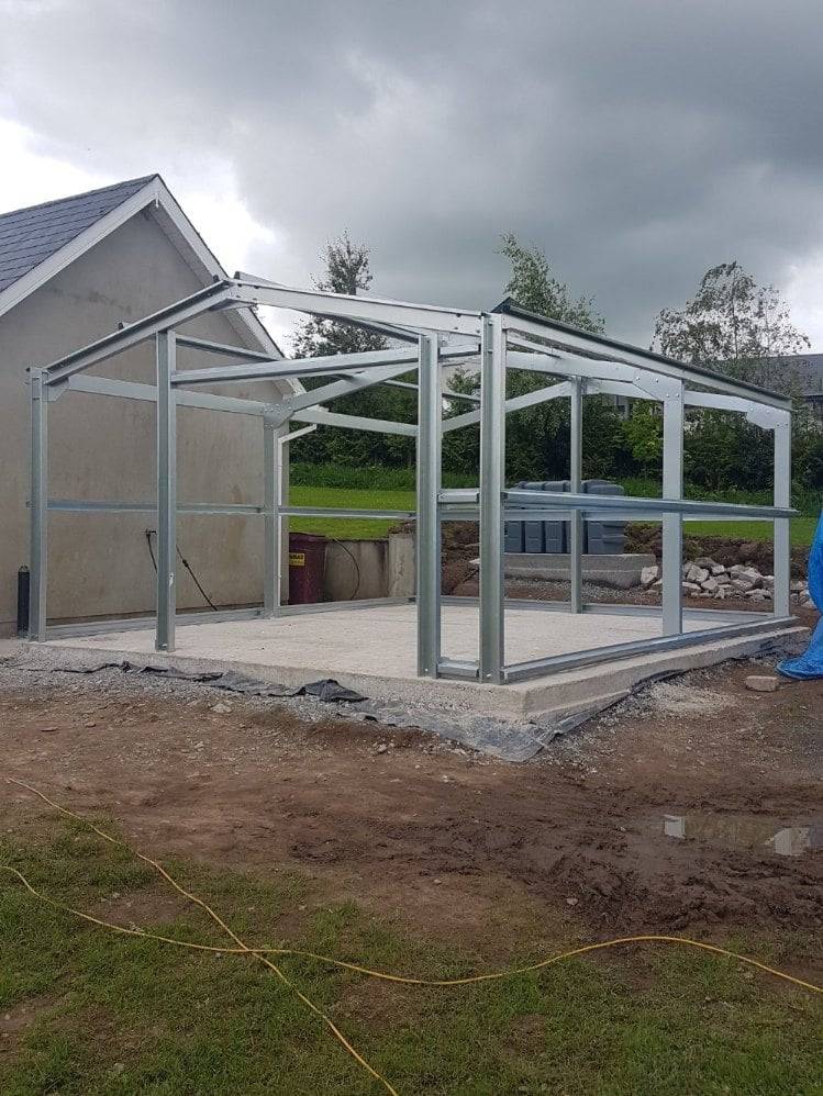 L’assemblage de la structure est terminé !