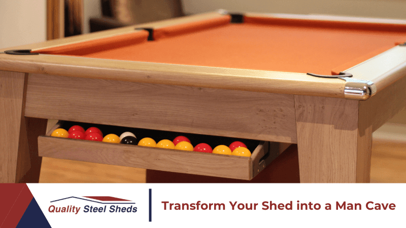 Transform Your Shed into a Man Cave